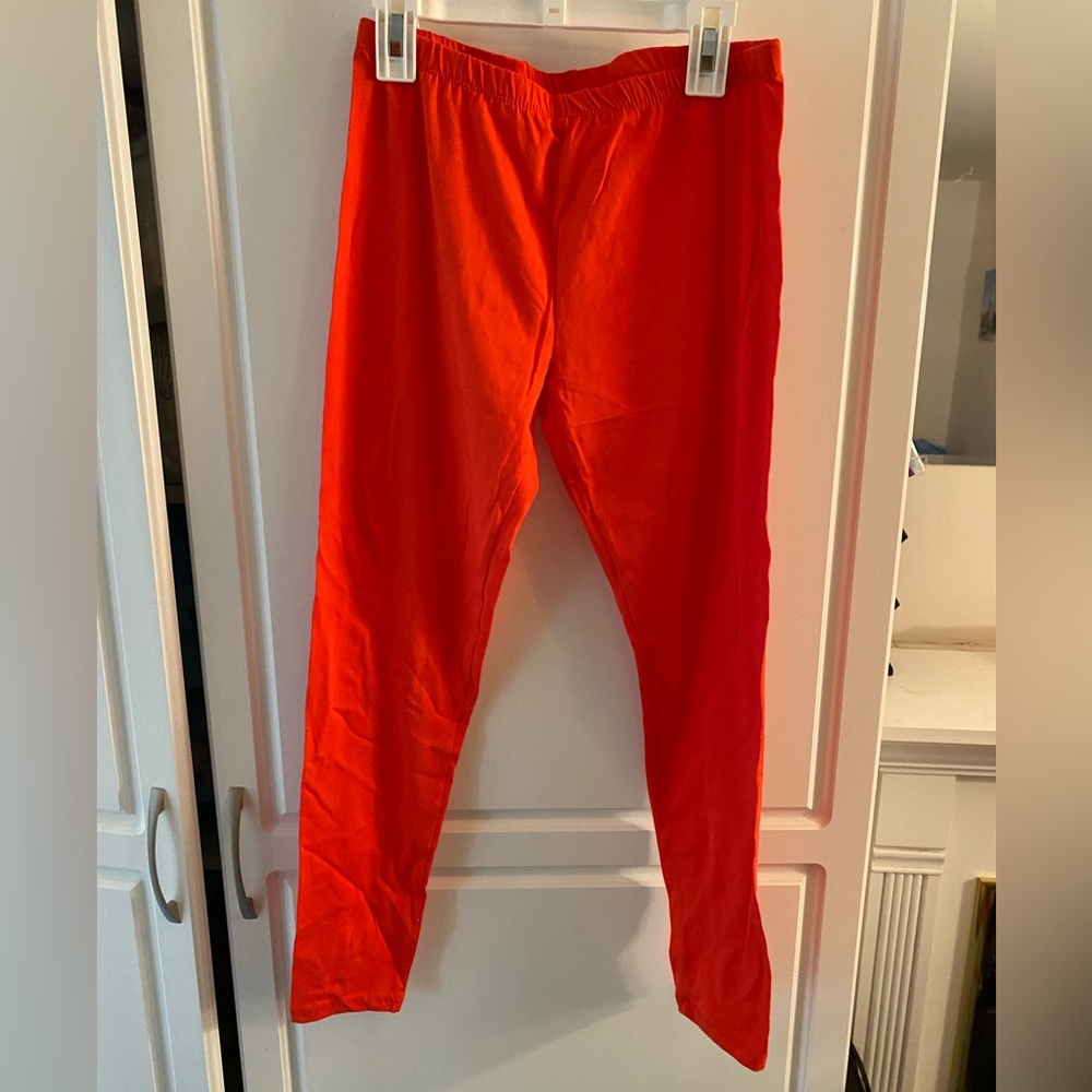 Simply Styled Kids Leggings - Bold Red